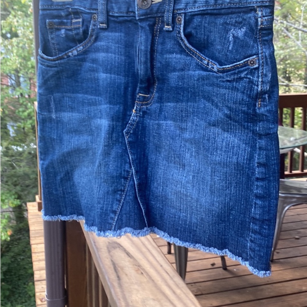 Gap denim mini skirt
